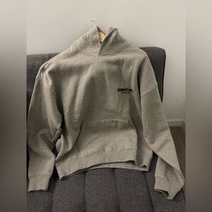 Fear of God Essentials Dark Oatmeal Hoodie
